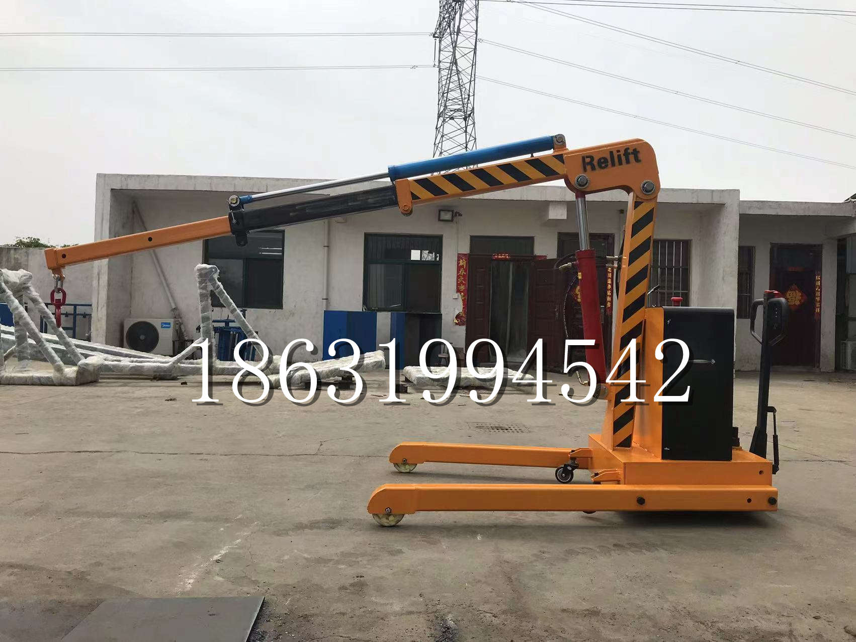 兴和县久征定做3吨三轮随车吊 农用园林绿化移树吊 平板工程用小吊机